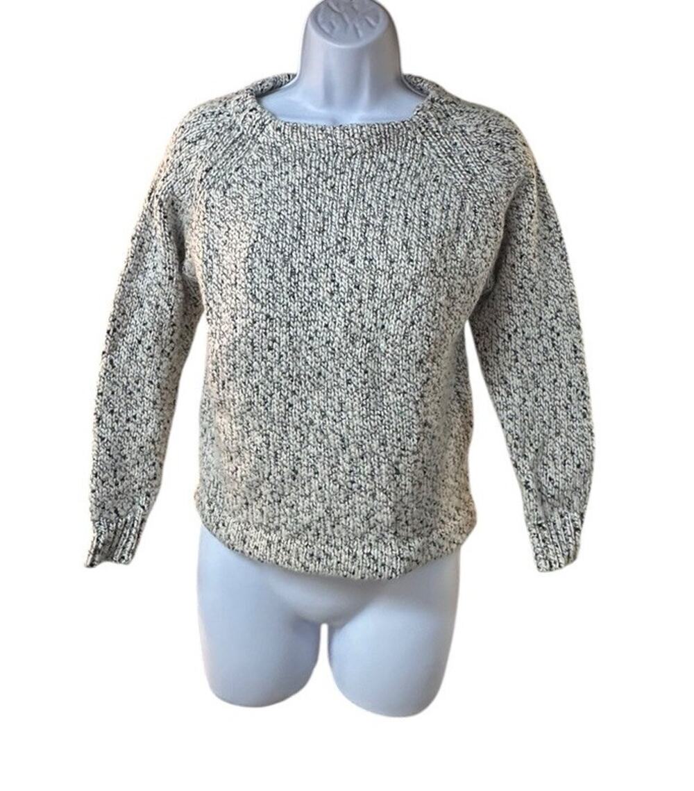 Adam et Ropé Sweater Women’s Marled Chunky Knit Pullover Cottagecore Sz 1 Small